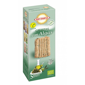 Biscuiti din ovaz cu alge bio 120g Bio Darma