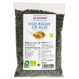 Fidea integrala alfabet cu alge marine bio 250g