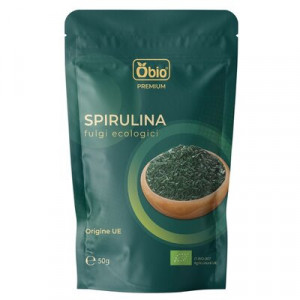 Spirulina fulgi raw eco 50g, origine Europa
