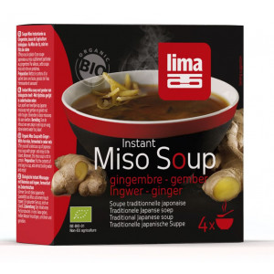 Supa Miso Instant Cu Ghimbir Eco 4X15G Lima