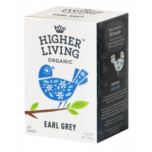 Ceai EARL GREY eco, 20 plicuri, Higher Living