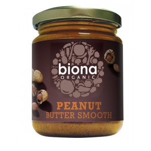 Crema de arahide smooth fara sare eco 250g BIONA