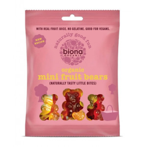 Jeleuri mini ursuleti - fructe eco 75g BIONA