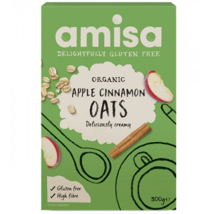 Porridge din ovaz cu mar si scortisoara fara gluten bio 300g