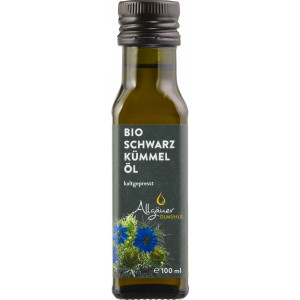 Ulei de chimen negru - negrilica - presat la rece bio 100ml Allgauer