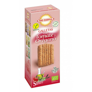 Biscuiti din ovaz cu rosii si oregano bio 120g Bio Darma