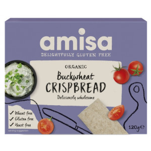 Crispbread (painici) din hrisca integrala fara gluten bio 120g