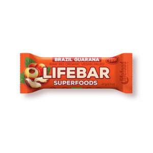 Lifebar plus baton cu guarana si nuci braziliene eco 47g