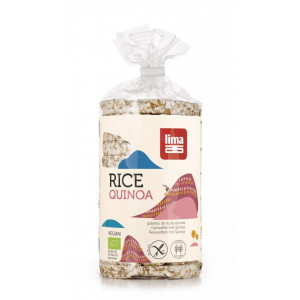 Rondele de orez expandat cu quinoa eco 100g Lima