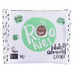 Rookies - Cookie cu migdale si curmale BIO 40G