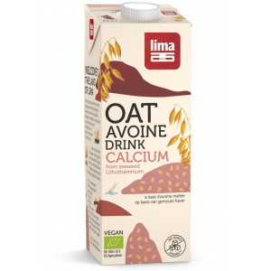 Bautura vegetala de ovaz cu calciu eco 1L Lima