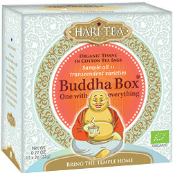 Ceai premium - Budha Box - cutie cu toate cele 11 ceaiuri Hari Tea bio 11dz