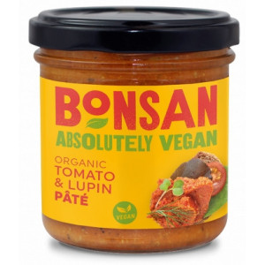 Pate vegetal cu rosii si lupin eco 140g Bonsan