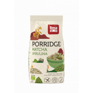 Porridge Express cu matcha si spirulina fara gluten bio 350g Lima
