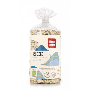Rondele de orez expandat fara sare LIMA eco 100g Lima
