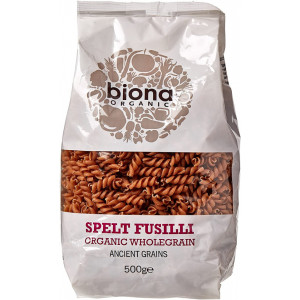 Fusilli din grau spelta integral eco 500g Biona
