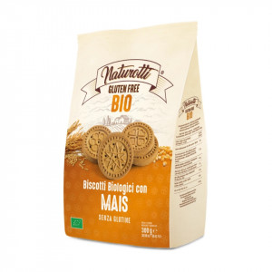 Biscuiti cu faina de porumb eco, fara gluten 250g Naturotti