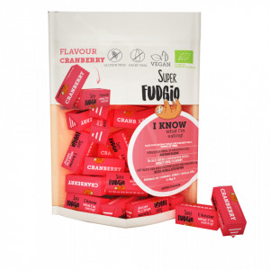 Caramele eco - aroma merisoare 150g Super Fudgio