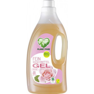 Detergent Gel bio pentru lana si matase - trandafir salbatic - 1.5L Planet Pure