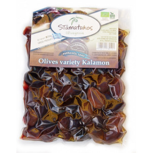 Masline Kalamata vidate bio 250g Stamatakos