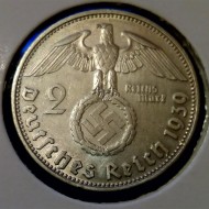 2 Райхсмарки от 1939 г.