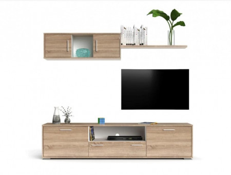 Living Dimas, 200x40x230 CM, Stejar Sonoma