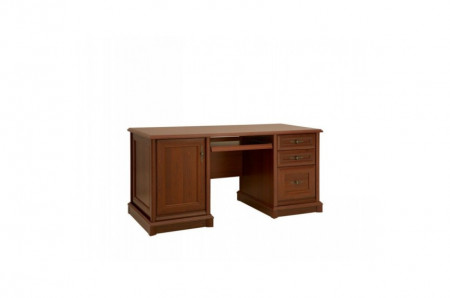 Birou Sonata 3 Sertare 1 Usa 158 CM Castan Nobil