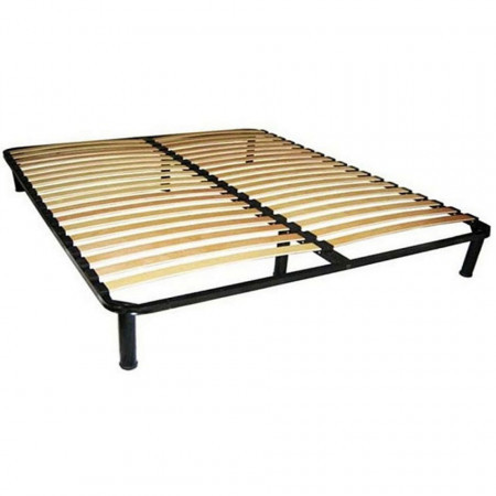 Cadru Pat MDF Nordic, Alb Supermat, 160x200 CM