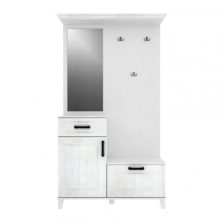 Cuier Nordic, Alb Supermat