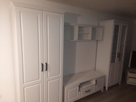Dulap Paris, MDF 2 Usi, Alb Supermat