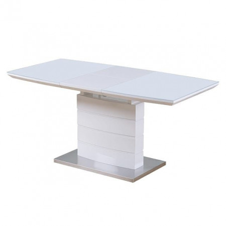 Masa Extensibila HX, MDF, Sticla si Metal 140/180 X 80 X 76 CM