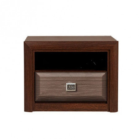 Noptiera Koen MDF 1 Sertar Wenge Shtroks