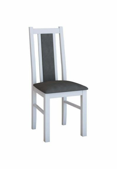 Set Masa Extensibila M1 Alb/Gri 90 X 160/200 + 4 Scaune B 14 Alb