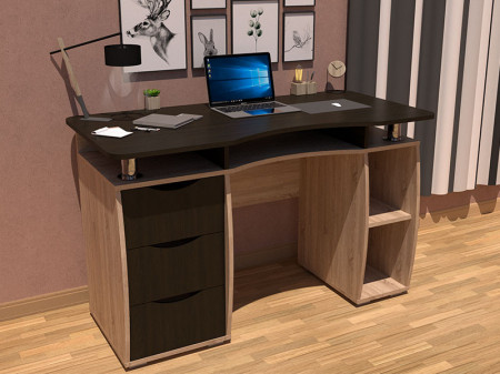 Birou Smart, Sonoma + Wenge