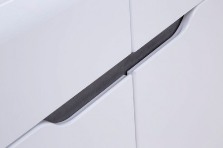 Comoda Brando 2 Usi 2 Sertare MDF Alb lucios