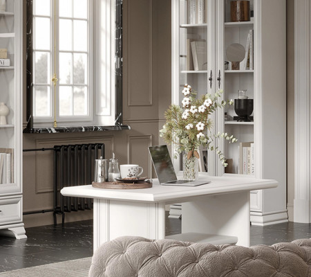 Masuta cafea Idento, MDF Alb Alpin
