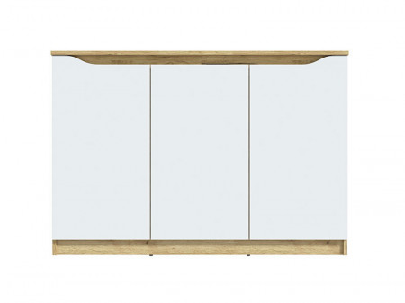 Comoda Artemis 3 Usi Stejar Craft Alb