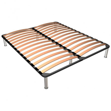 Dormitor Idento Varianta 2, cu dulap 6 Usi, MDF Alb Alpin