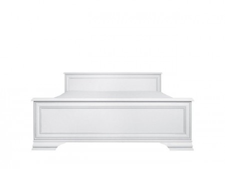 Pat matrimonial Idento, 160x200 CM, MDF Alb Alpin