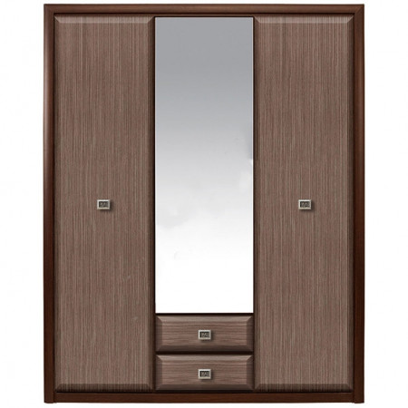 Dulap 3 Usi 2 Sertare Koen MDF Wenge Shtroks