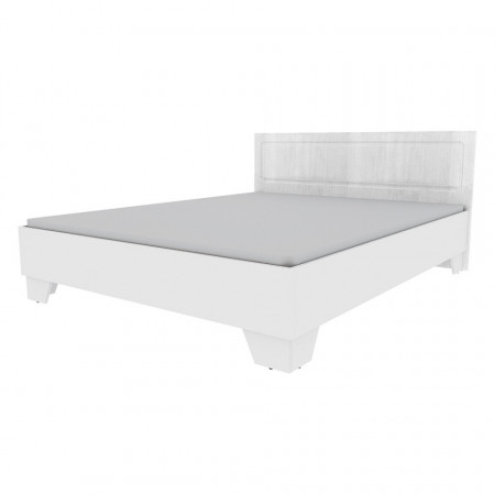 Dormitor Nordic, Dulap 4 Usi, Alb Supermat