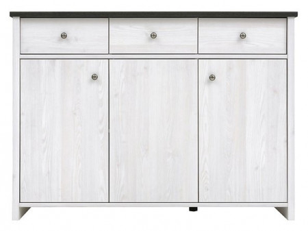 Comoda 3 Usi si 3 Sertare Porto, 128.5X40X94 CM