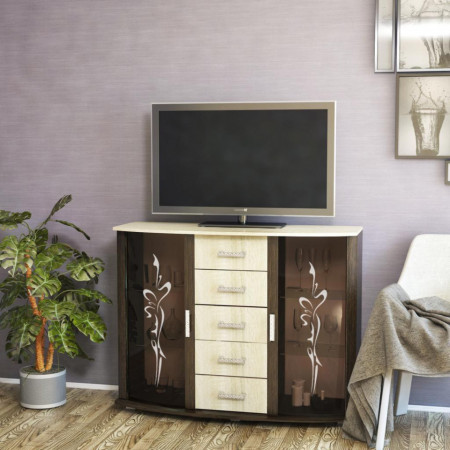 Comoda M15 Wenge+Mesteacan