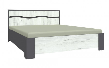 Dormitor Geneva New Dulap 6 Usi Gri/Stejar Craft