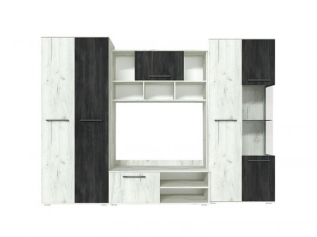 Living Oslo, 280 CM, Stejar Craft Alb
