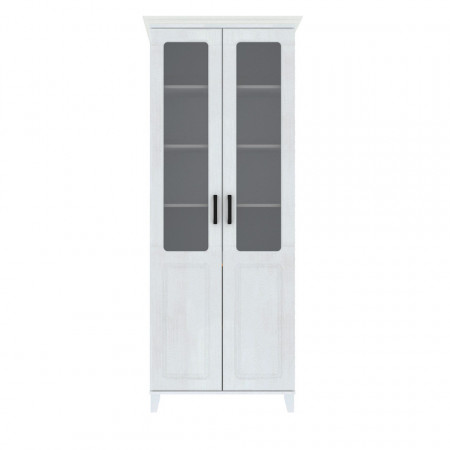 Vitrina MDF Nordic, 2 Usi, Alb Supermat