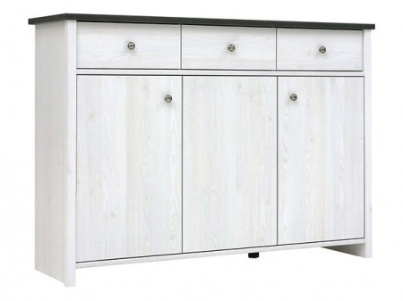 Comoda 3 Usi si 3 Sertare Porto, 128.5X40X94 CM