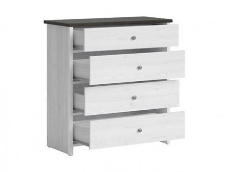 Comoda Porto, 4 sertare, 89X40X94 CM