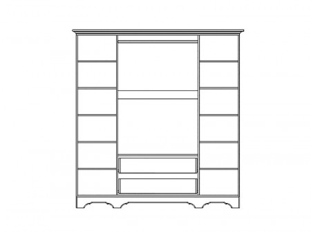 Dormitor MDF Venetia, Vanilie Supermat