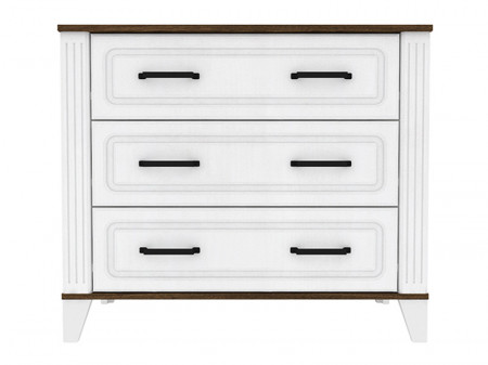 Living Scandi 303 CM Alb Supermat + Stejar Burbon